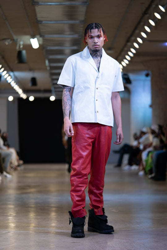 Leather pants sheep
