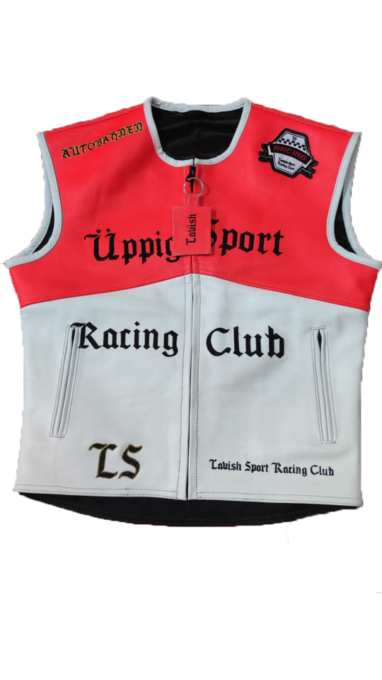 Lavish "üppig" Sport Racing Company Leather Vest