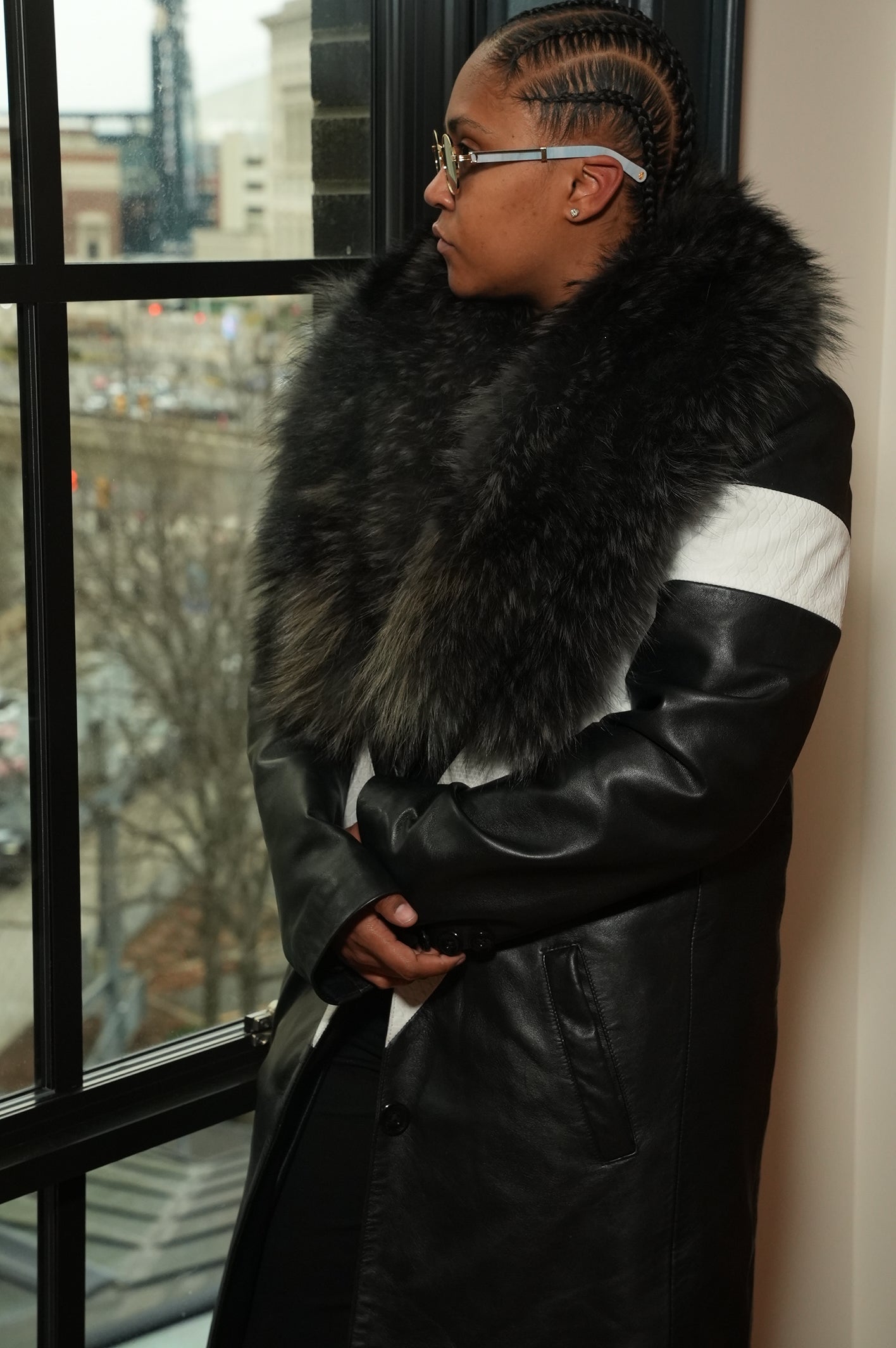 フォクシー　ロングジャケット Lavish Foxy Leather Trench Coat – Lavish The Lifestyle
