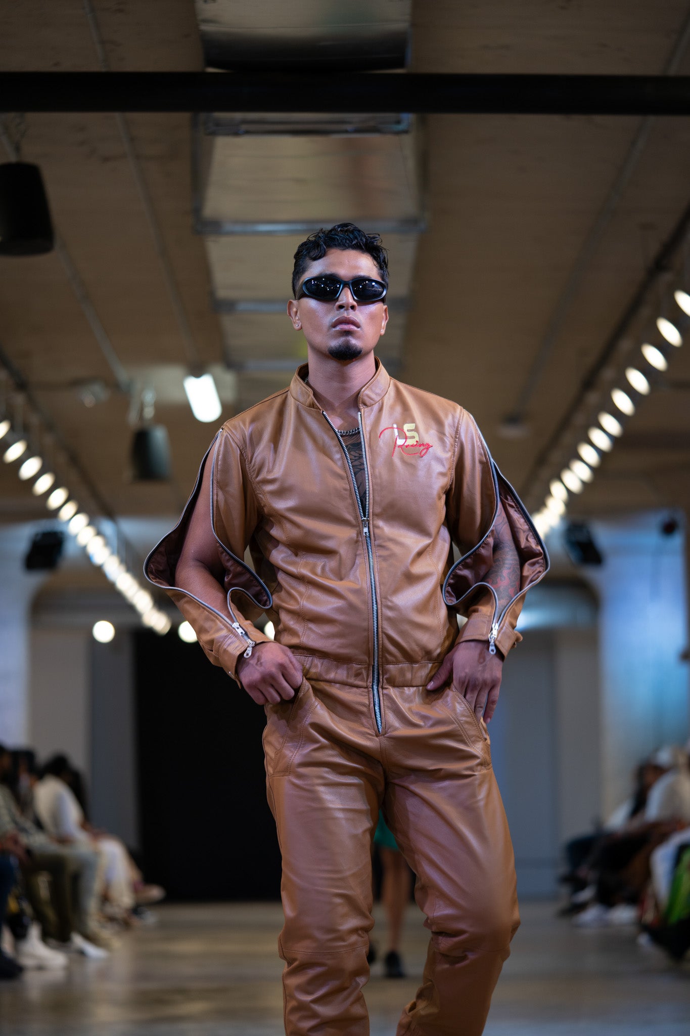 LS Racing Company Leather Jumpsuit