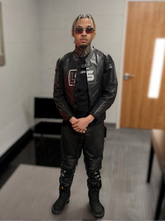 Pressure Racing Leather Moto Jacket