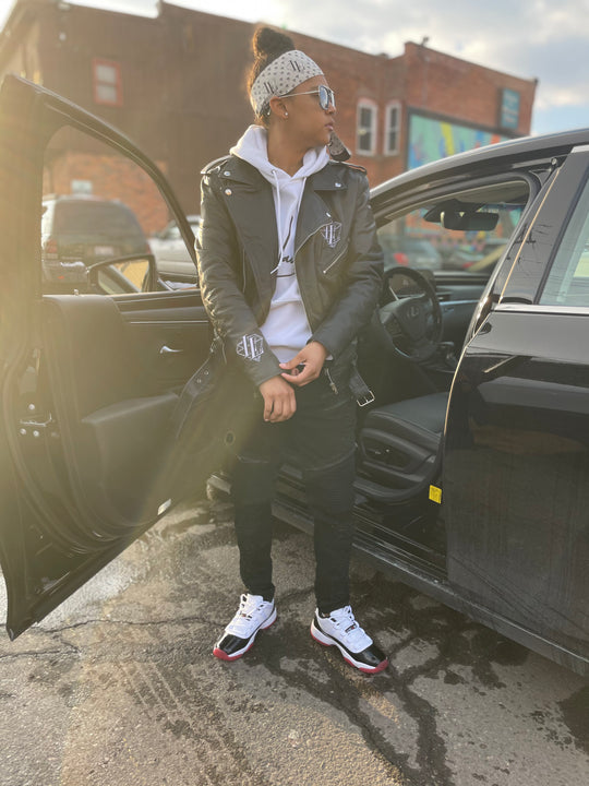 Diamond Leather Fashion Jacket